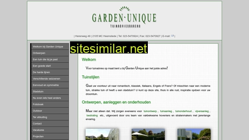 garden-unique.nl alternative sites