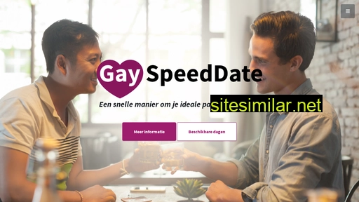 gayspeeddate.nl alternative sites