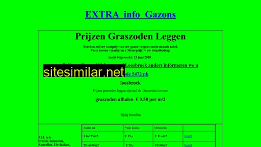 gazonland-graszoden-aanleg-gazons.nl alternative sites