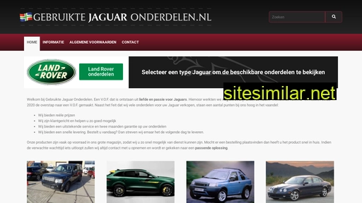 gebruiktejaguaronderdelen.nl alternative sites