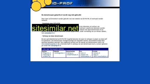 gedurfd.nl alternative sites