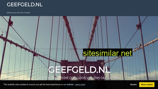 geefgeld.nl alternative sites