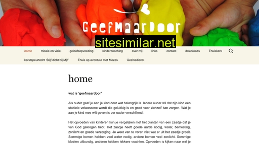 geefmaardoor.nl alternative sites