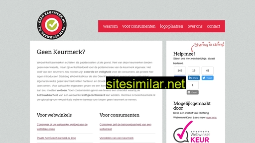 geenkeurmerk.nl alternative sites