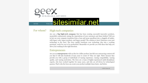 geex.nl alternative sites