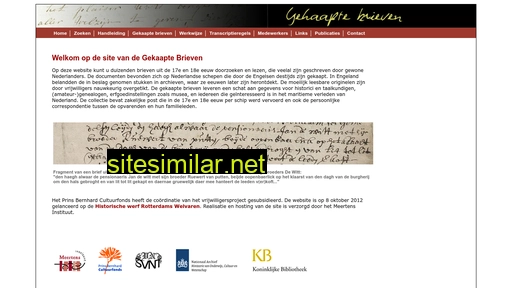 gekaaptebrieven.nl alternative sites