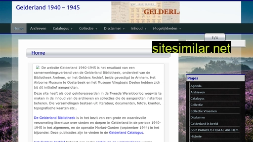 Gelderland1940-1945 similar sites