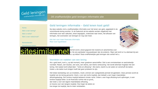 geldleningensite.nl alternative sites