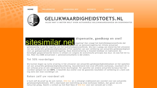 gelijkwaardigheidstoets.nl alternative sites