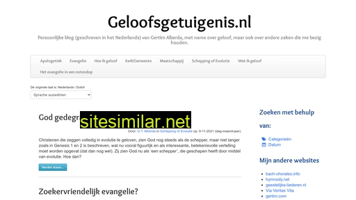 geloofsgetuigenis.nl alternative sites