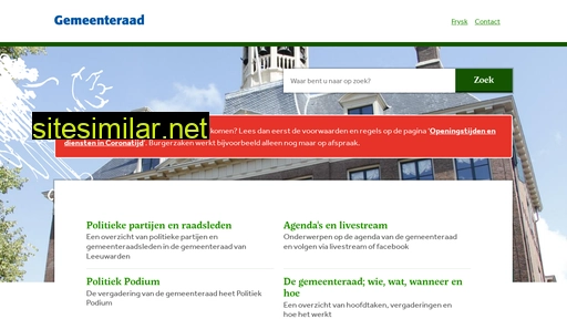 gemeenteraadleeuwarden.nl alternative sites