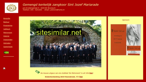gemengdkoor-stjozef-mariarade.nl alternative sites