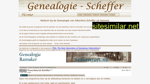 Genealogie-scheffer similar sites