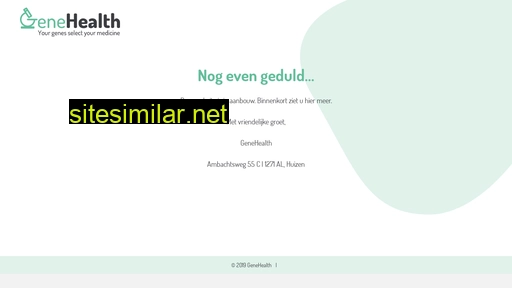 genehealth.nl alternative sites