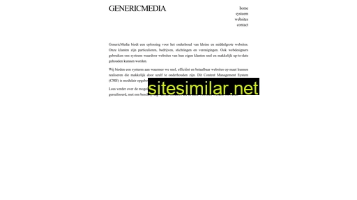 Genericmedia similar sites