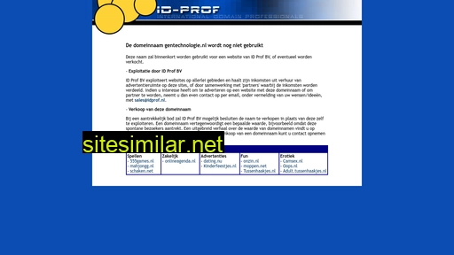gentechnologie.nl alternative sites