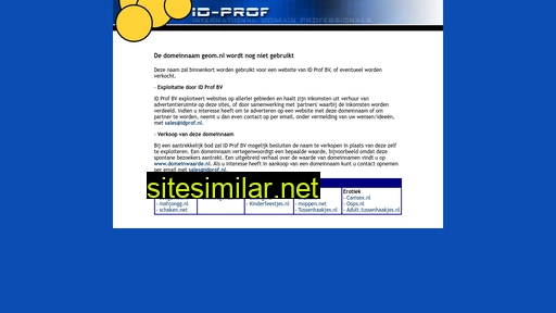 geom.nl alternative sites