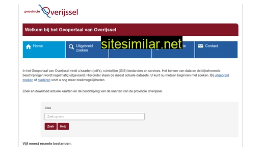 geoportaaloverijssel.nl alternative sites