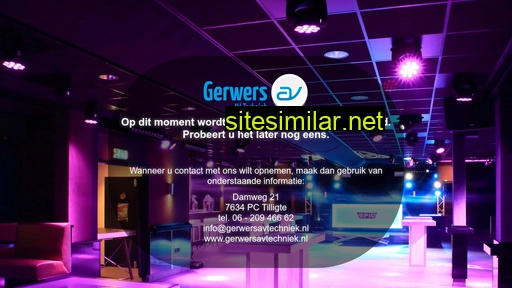 gerwersavtechniek.nl alternative sites