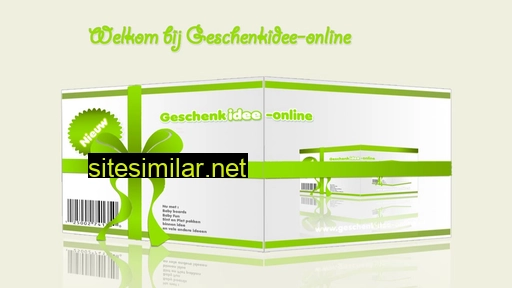 Geschenkidee-online similar sites