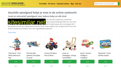 geschiktspeelgoed.nl alternative sites