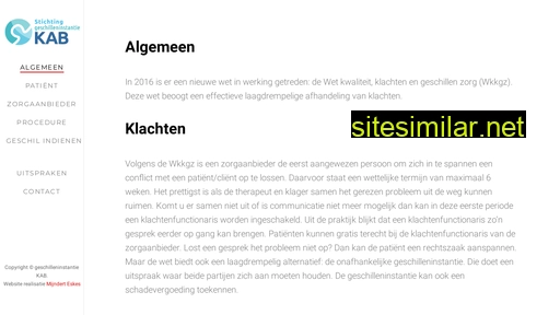 geschilleninstantiekab.nl alternative sites