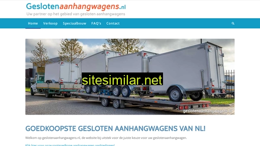 geslotenaanhangwagens.nl alternative sites