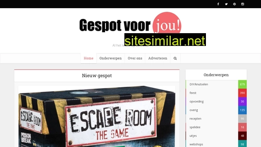 gespotvoorjou.nl alternative sites