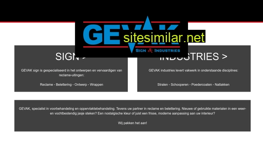 gevak.nl alternative sites