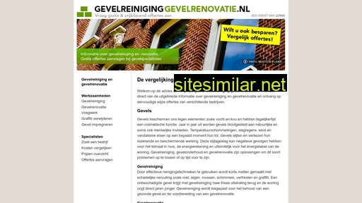 gevelreiniging-gevelrenovatie.nl alternative sites