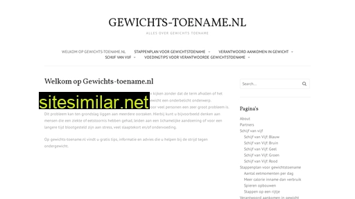 gewichts-toename.nl alternative sites