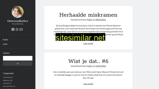 gewoonkathy.nl alternative sites