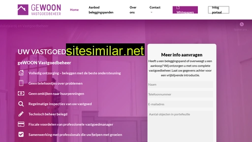 gewoonvastgoedbeheer.nl alternative sites