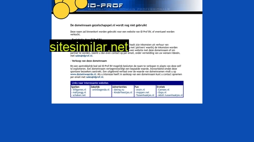 gezelschapspel.nl alternative sites