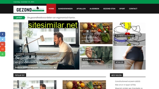 gezondemagazine.nl alternative sites