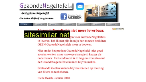 gezondenageltafel.nl alternative sites