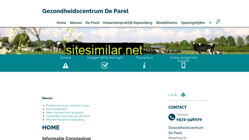gezondheidscentrumdeparel.nl alternative sites