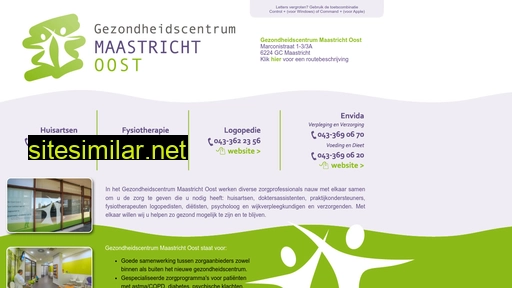 gezondheidscentrummaastrichtoost.nl alternative sites