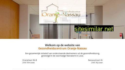 gezondheidscentrumoranje-nassau.nl alternative sites
