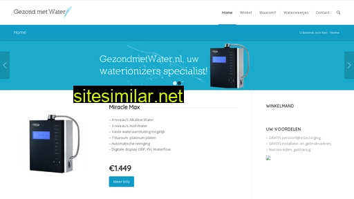 gezondmetwater.nl alternative sites