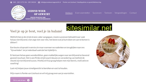 gezondweeropgewicht.nl alternative sites