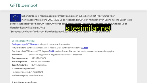 gftbloempot.nl alternative sites