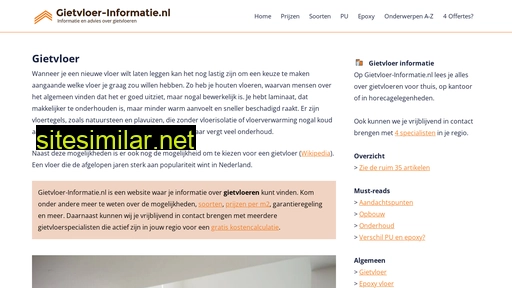 gietvloer-informatie.nl alternative sites