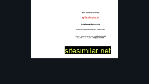 giftsuitcase.nl alternative sites