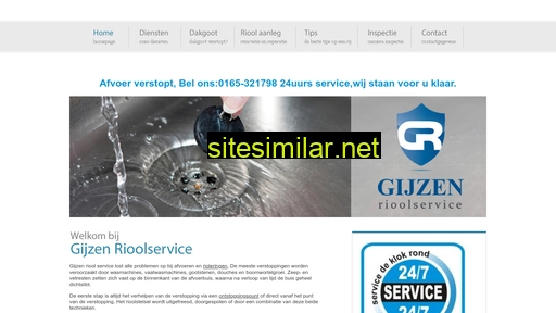 gijzenrioolservice.nl alternative sites
