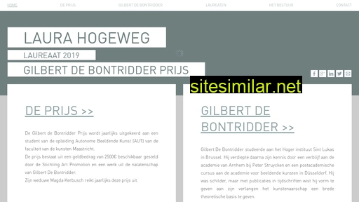 gilbertdebontridderprijs.nl alternative sites