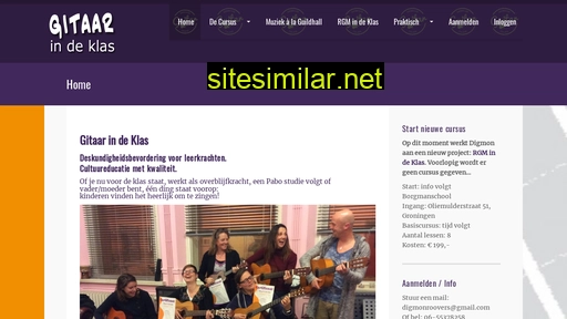 gitaarindeklas.nl alternative sites