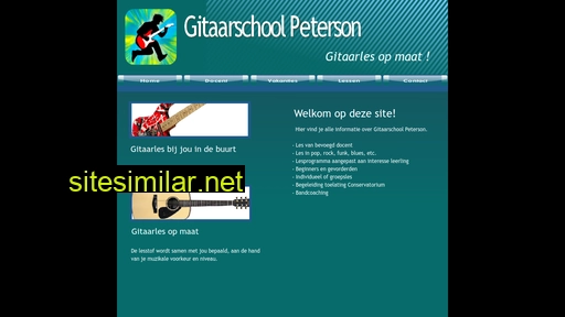 gitaarschoolpeterson.nl alternative sites