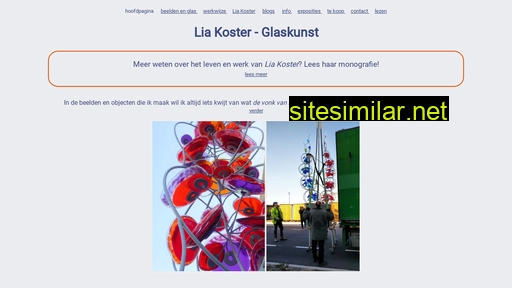 glaskunst.liakoster.nl alternative sites