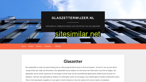glaszetterwijzer.nl alternative sites